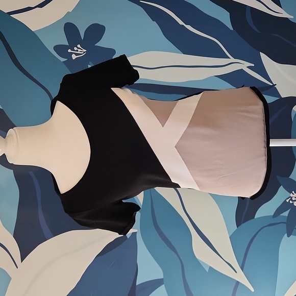 Ladies WHBM color block top Size S - Picture 1 of 4